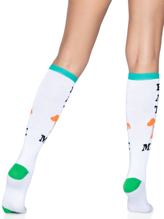 Eat Me Knee High Socks