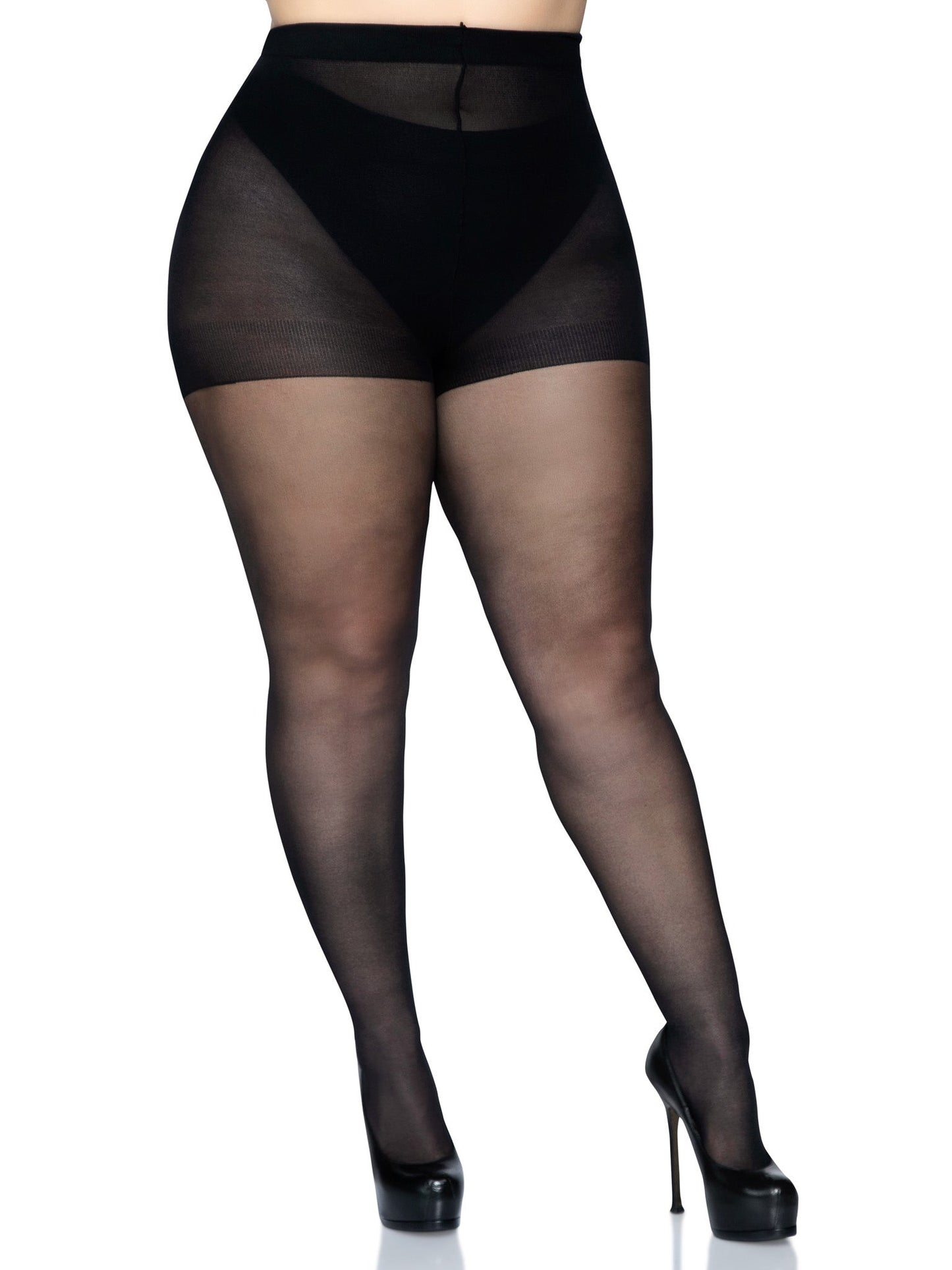 Nyx Plus Cuban Heel Tights