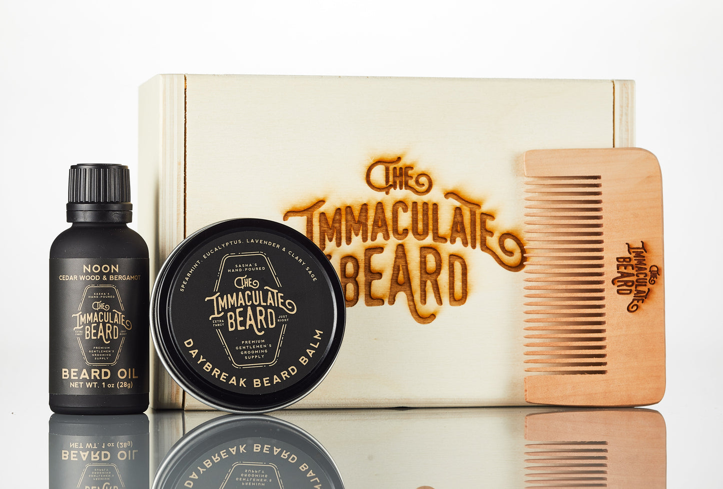 Wooden Beard Comb