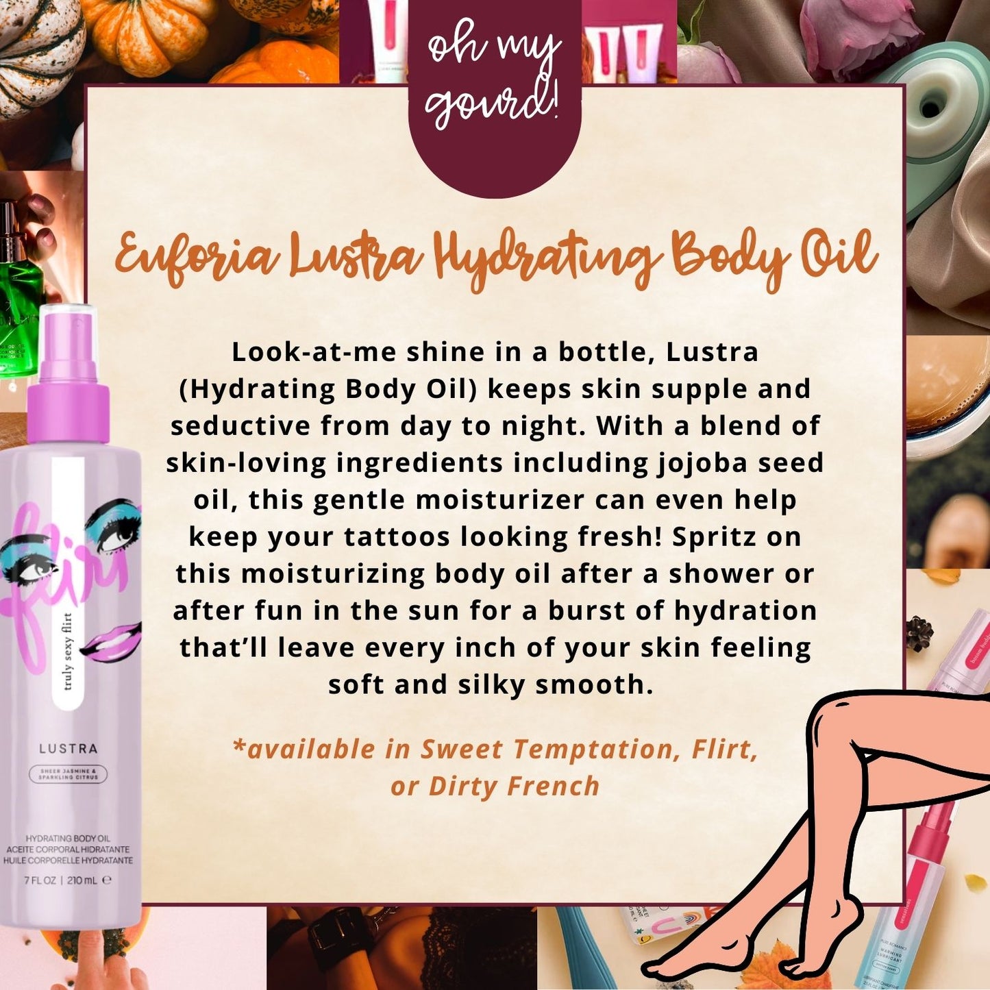Lustra Hydrating Body Oil (Upgraded Body Dew)