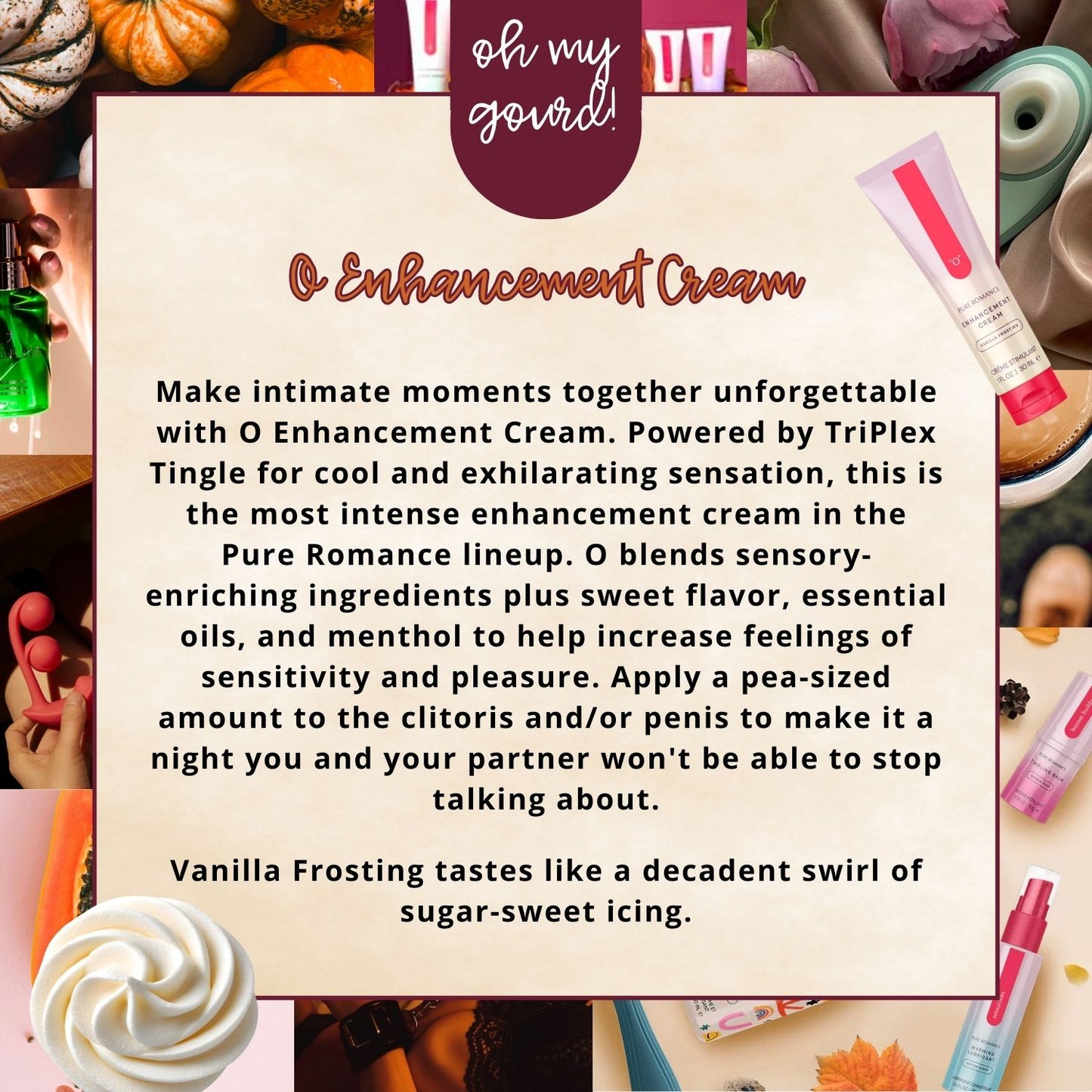 "O" Vanilla Arousal Cream