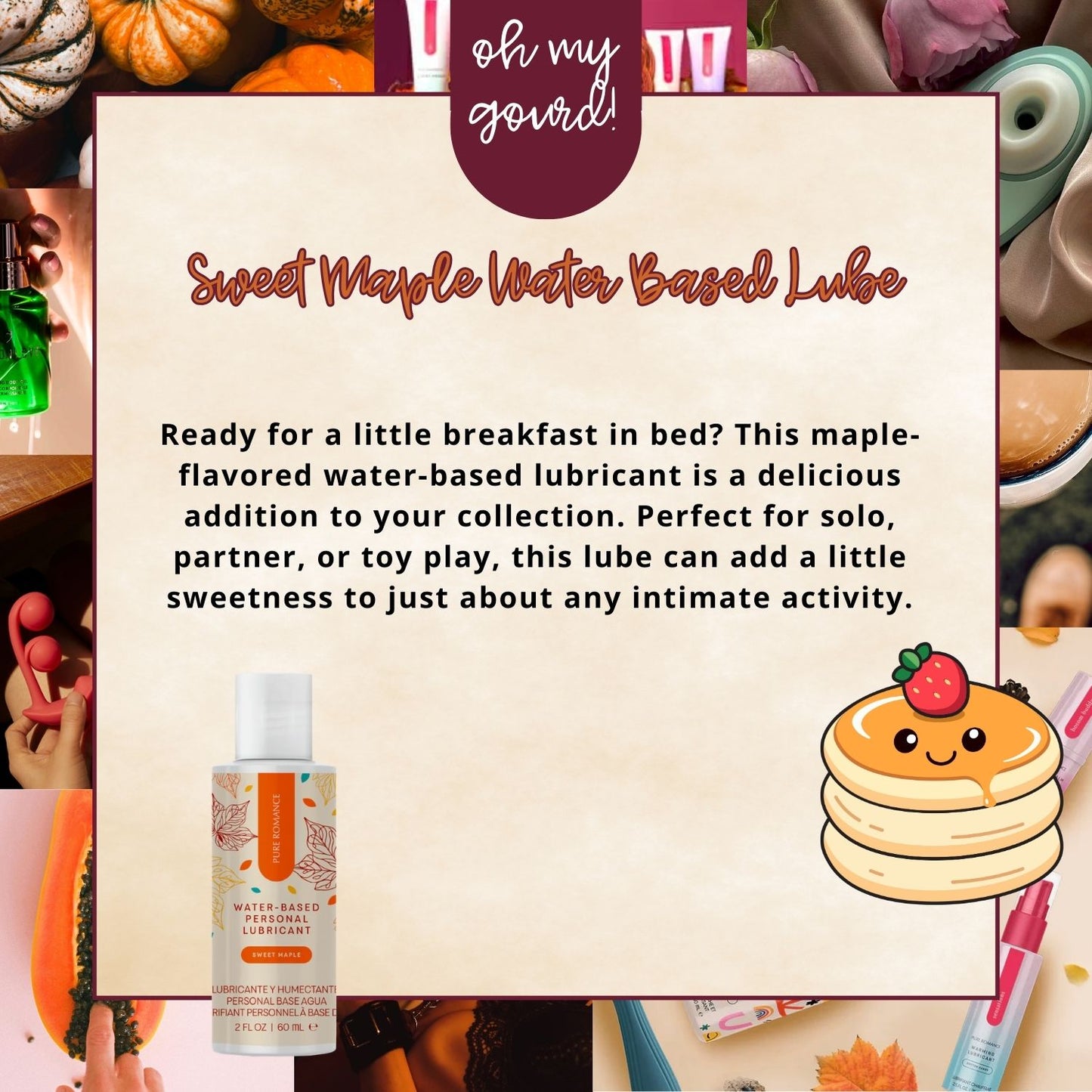 Water-Based Lubricant - Sweet Maple