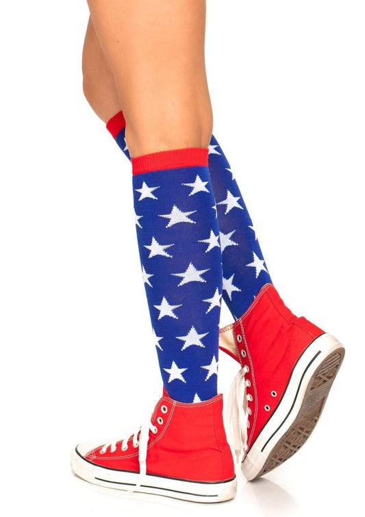 Rina Star Knee High Socks