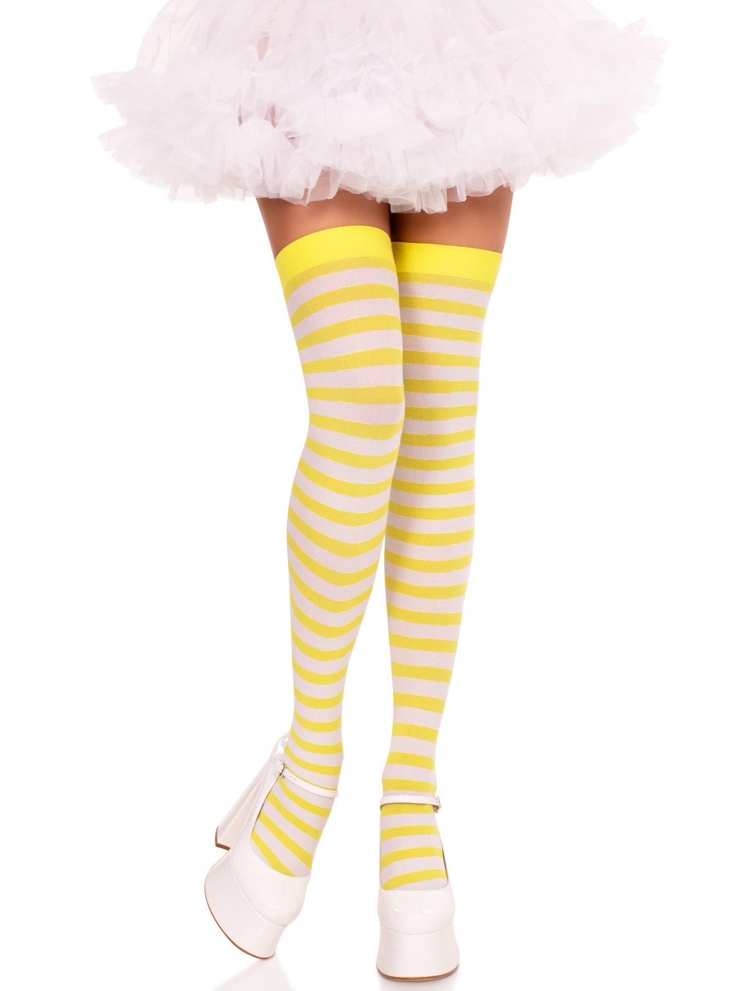 Cari Striped Stockings