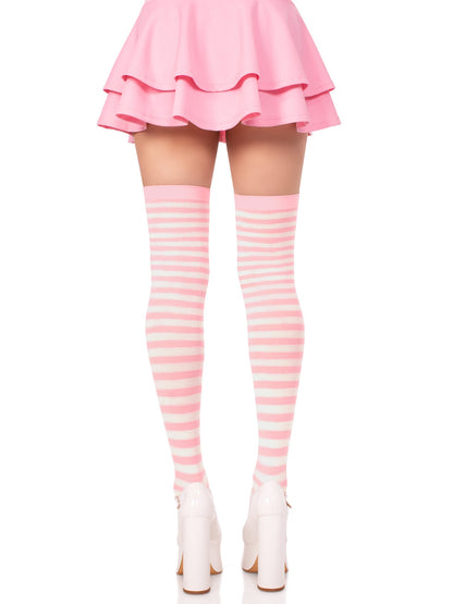 Cari Striped Stockings