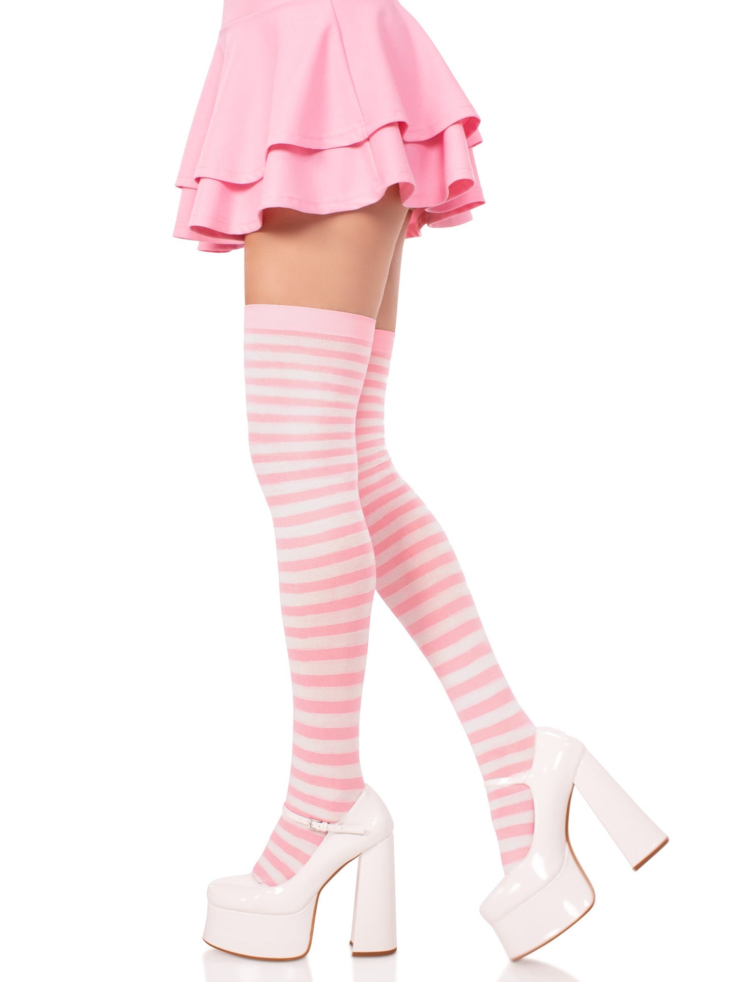 Cari Striped Stockings