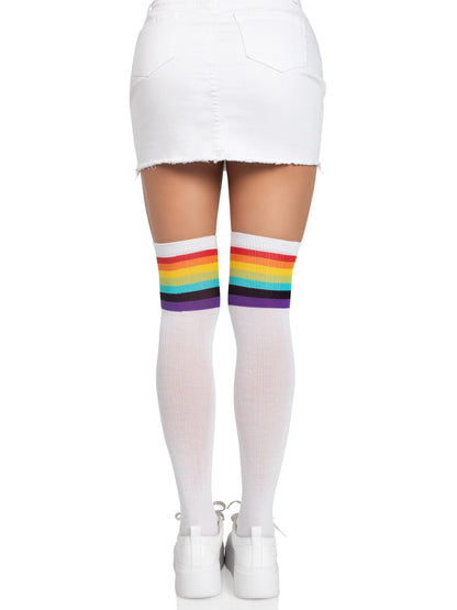Nia Rainbow Thigh High Stockings