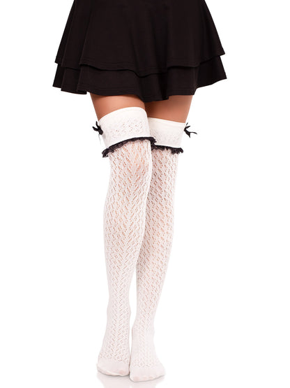 Sofia Crocheted Knee Socks