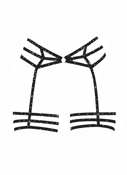 Spice It Up Rhinestone Garter Belt
