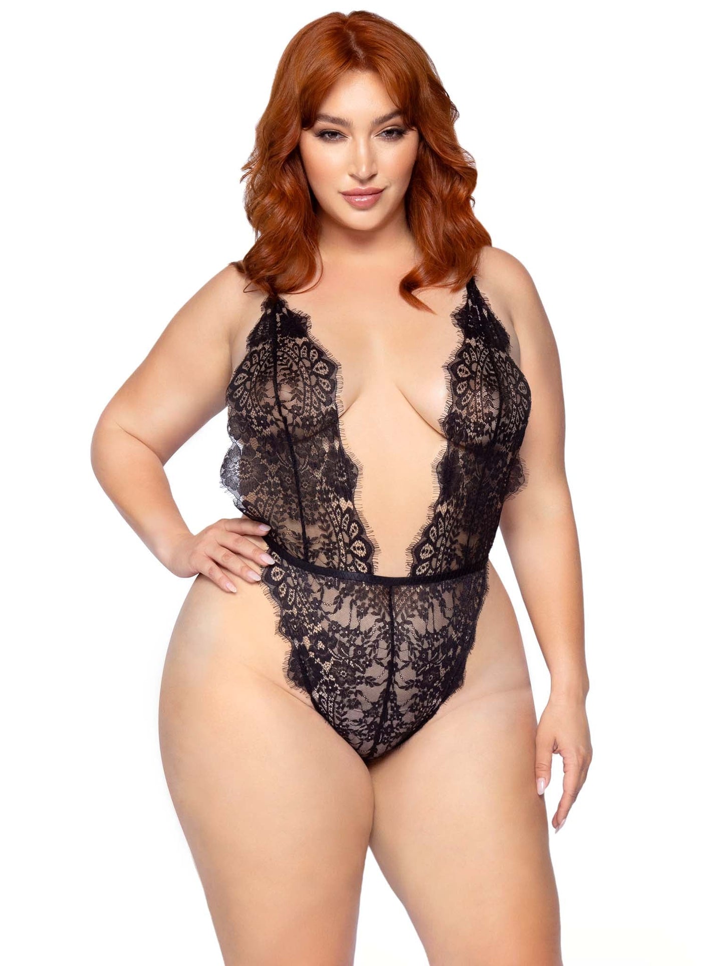 Plus Love Affair Robe & Teddy Set