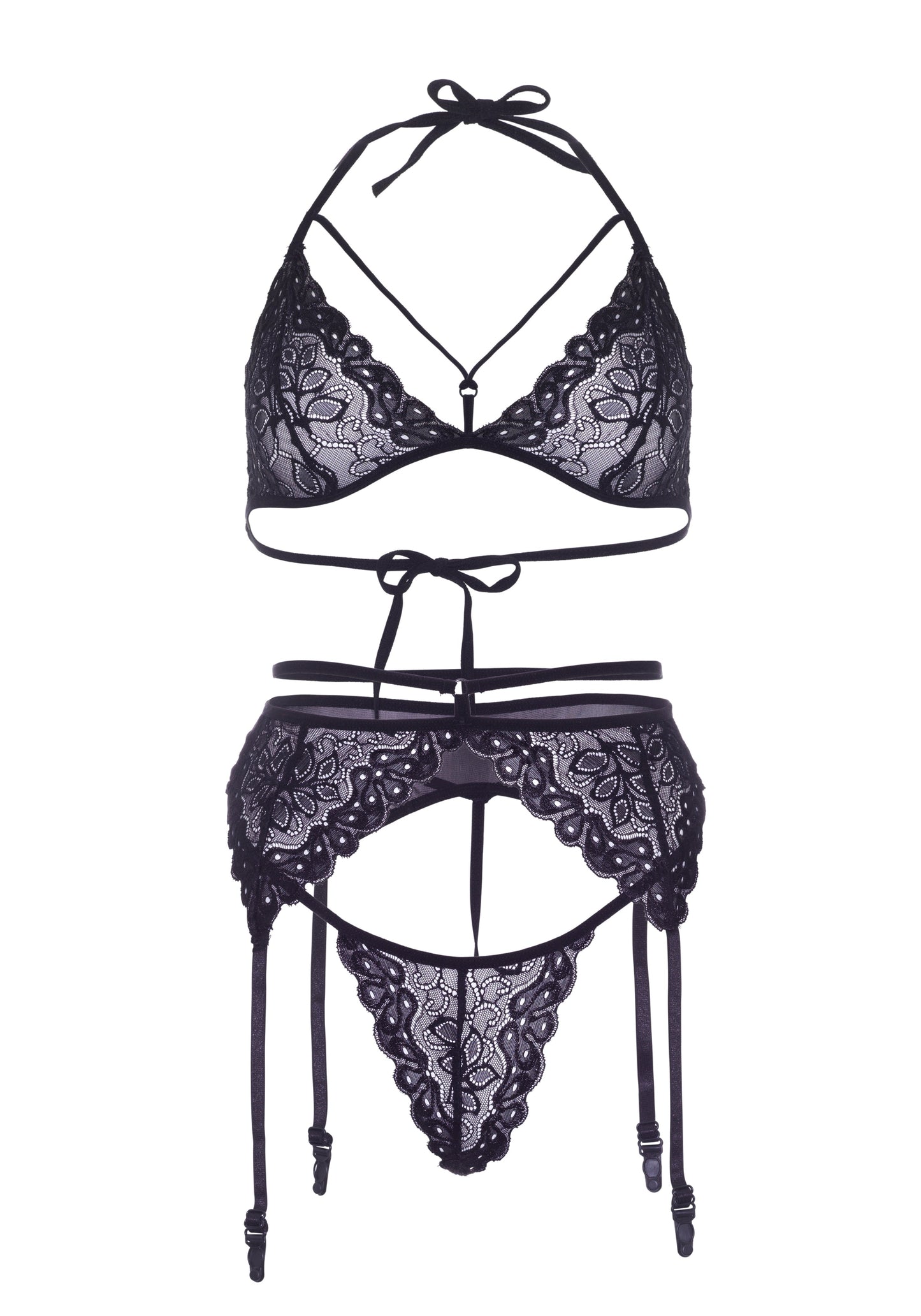 In The Know Lace Bra & Panty Set