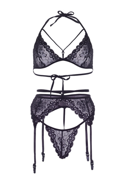 In The Know Lace Bra & Panty Set