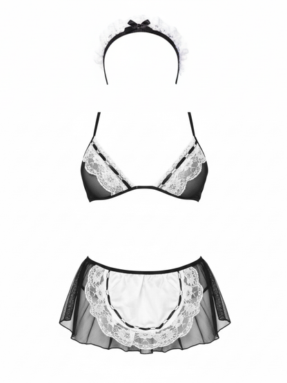 Flirty French Maid Outfit Set