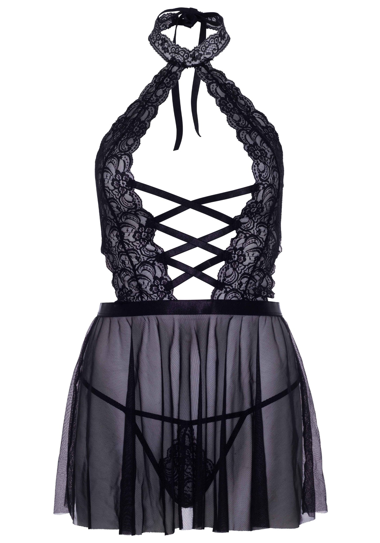 Do Not Disturb Lace Babydoll
