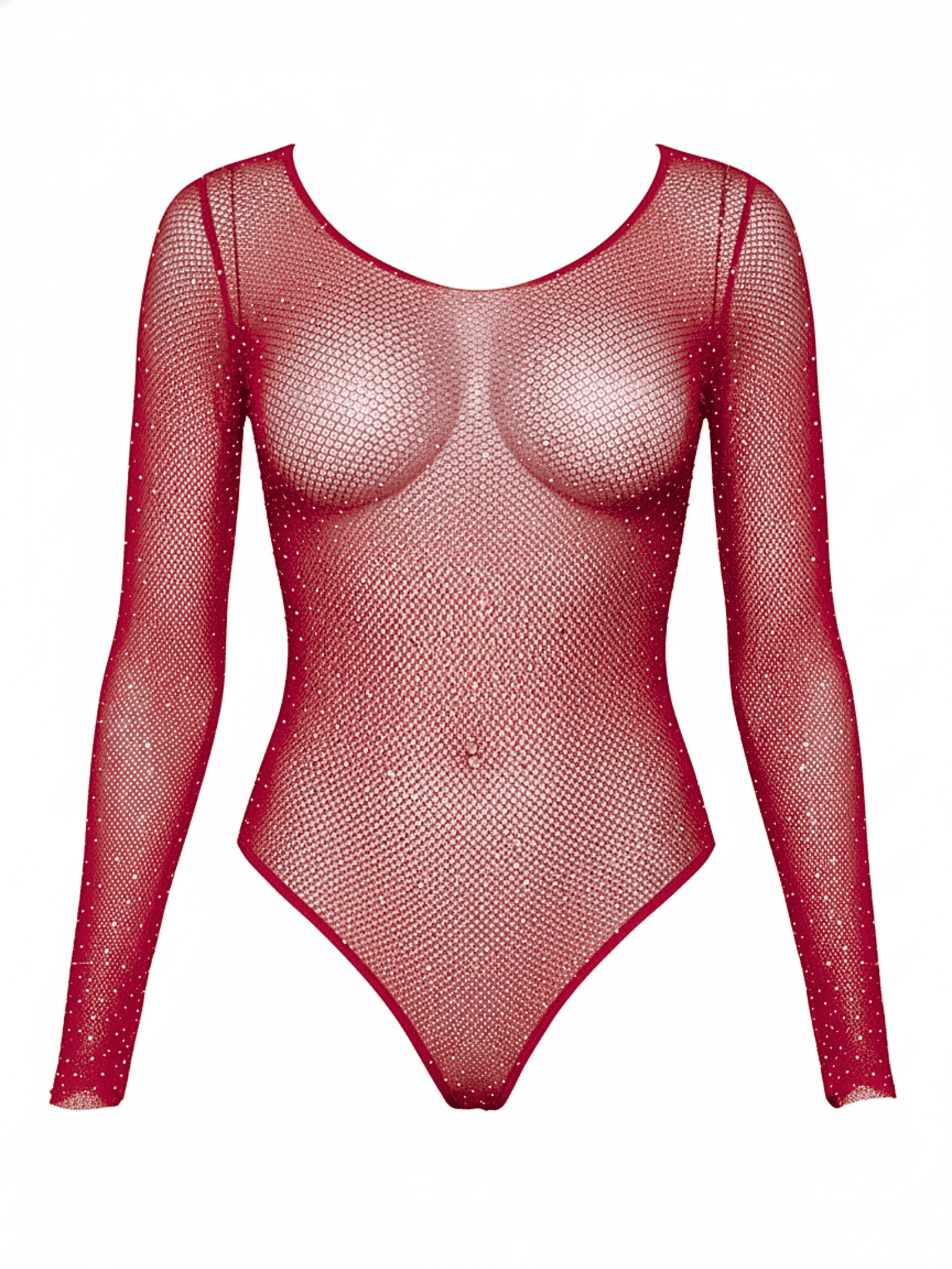 Falling 4 U Rhinestone Bodysuit