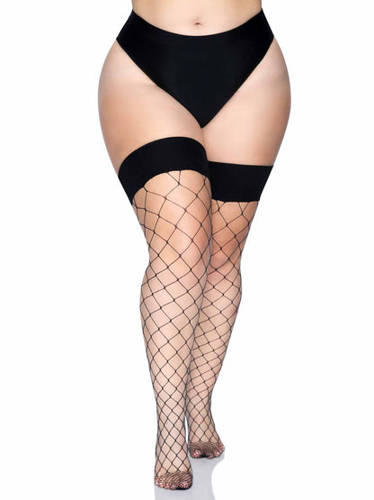 Plus Reese Fence Net Stockings