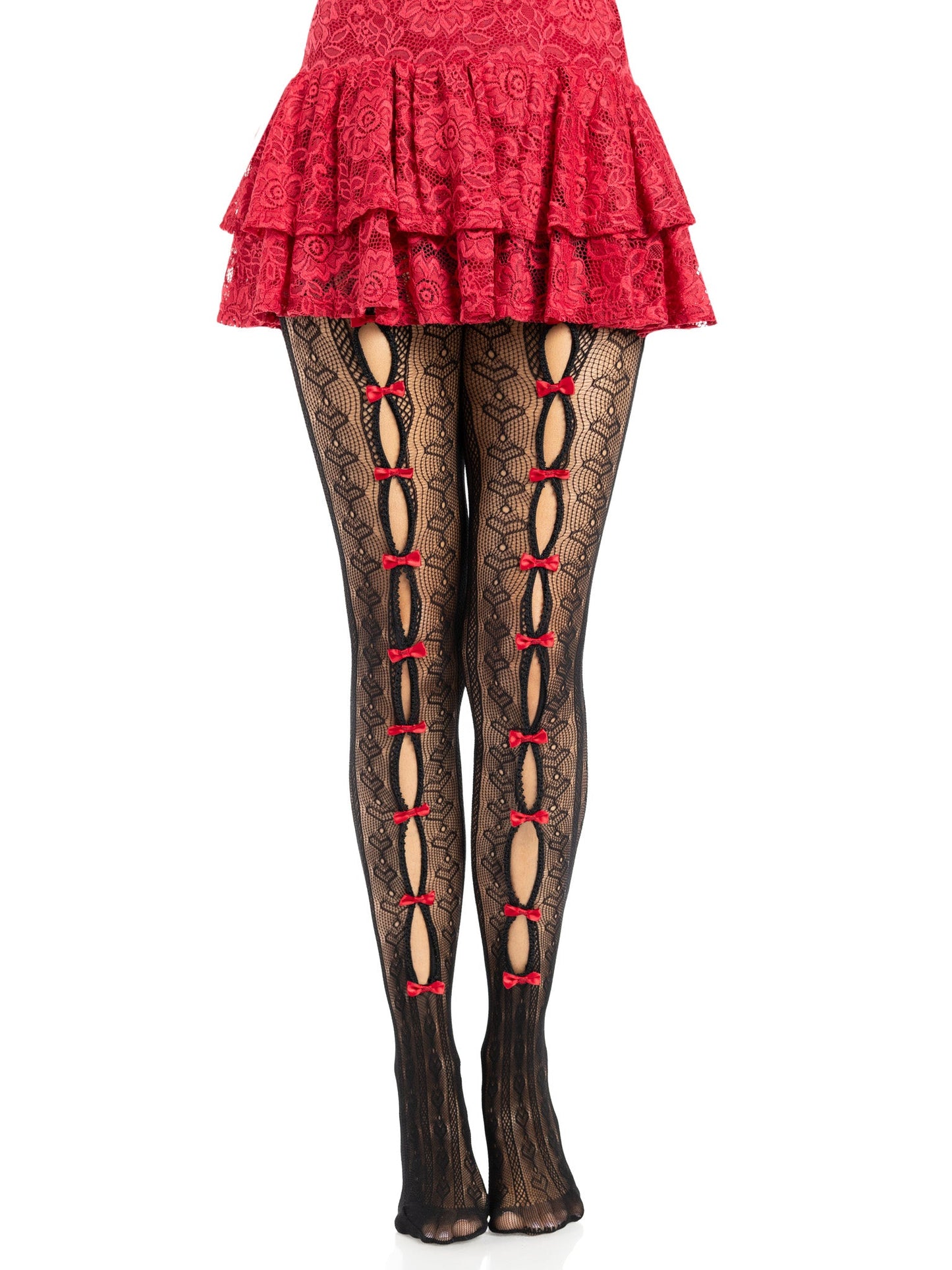 Sweetheart Striped Tights