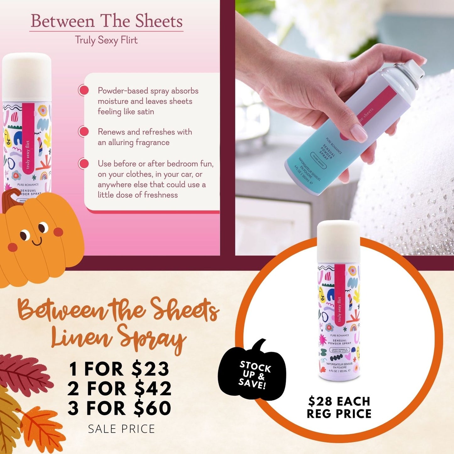 Between the Sheets Linen Spray