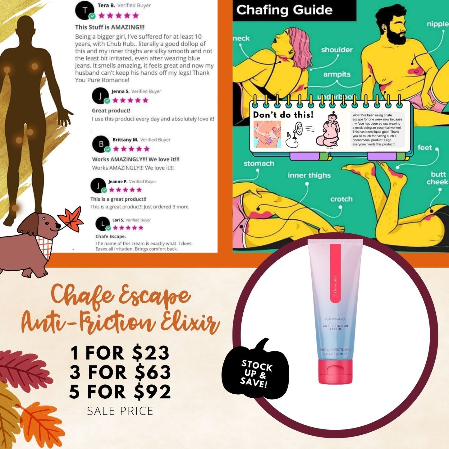 Chafe Escape Anti-Friction Cream-to-Powder