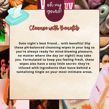 Cleanse with Benefits Tingling Feminine Wipes