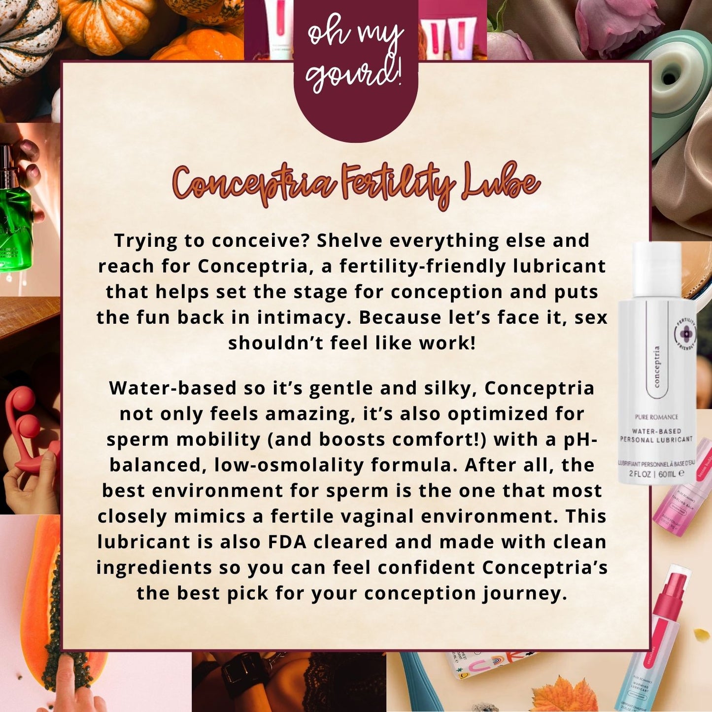 Conceptria Fertility Lubrīcant