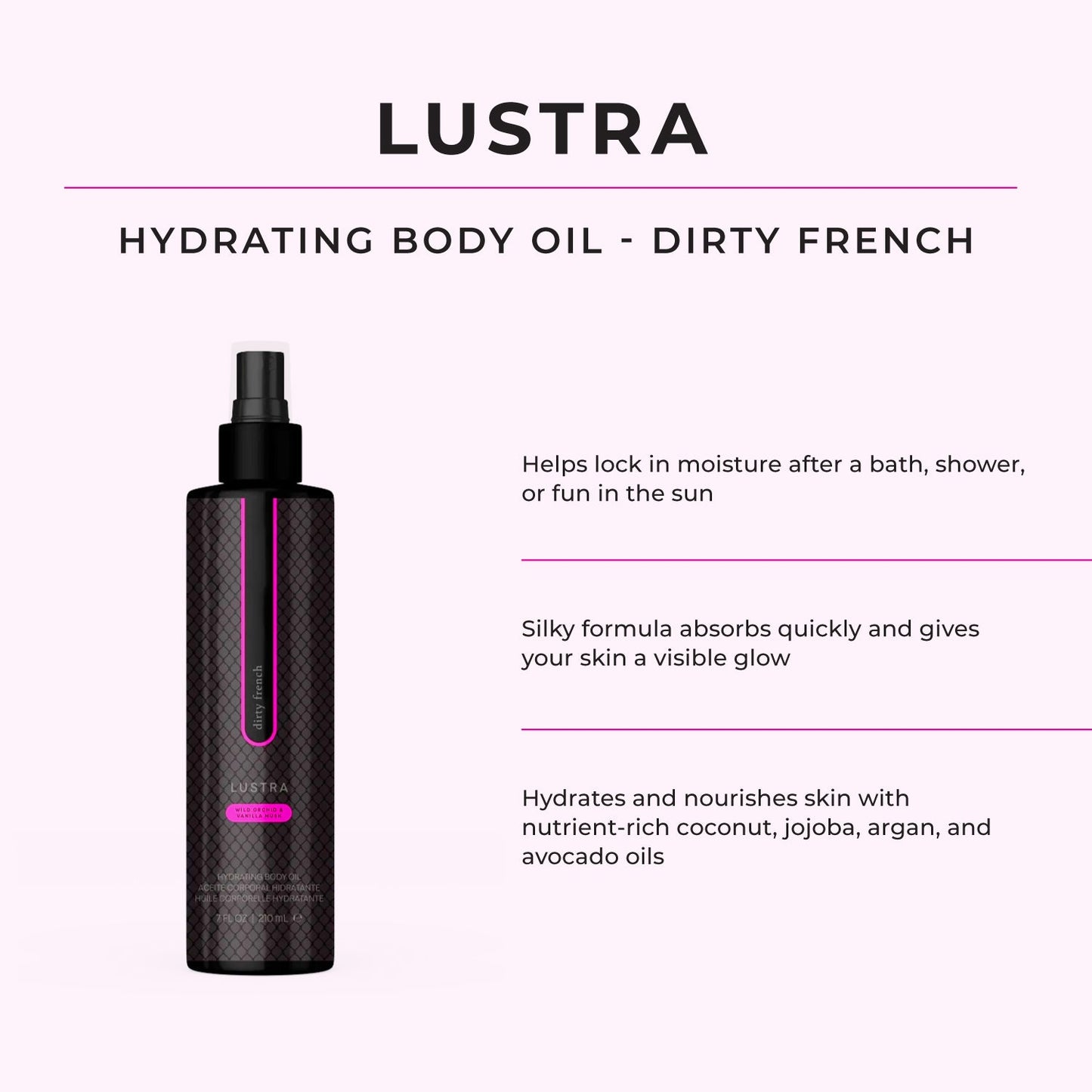 Lustra (Hydrating Body Oil Makeover)