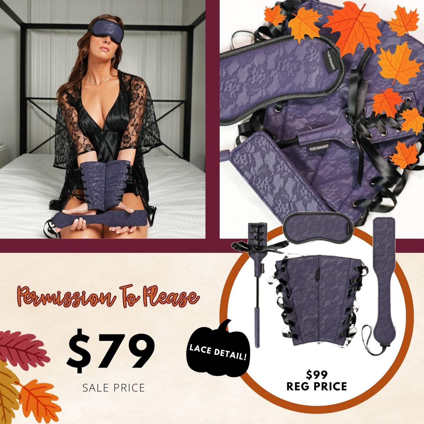 Permission To Please Fantasy Restraīnt Set