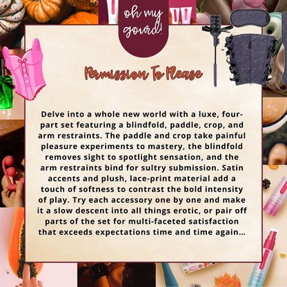 Permission To Please Fantasy Restraīnt Set