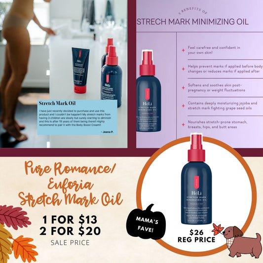 Stretch Mark Minimizing Oil