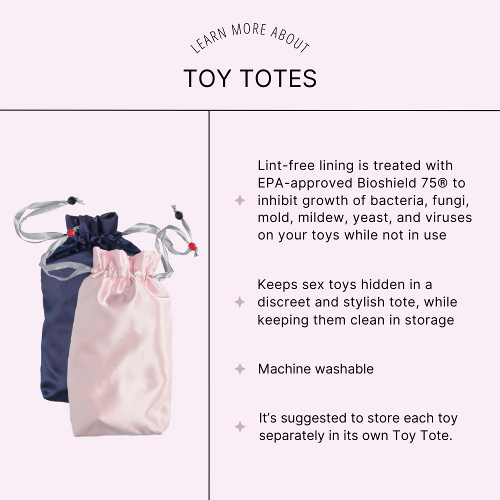 Toy Tote (Antimicrobial, Antibacterial, Anti-Fungal, & Discreet)