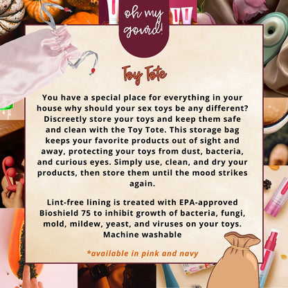 Toy Tote Antimicrobial, Antifungal Storage