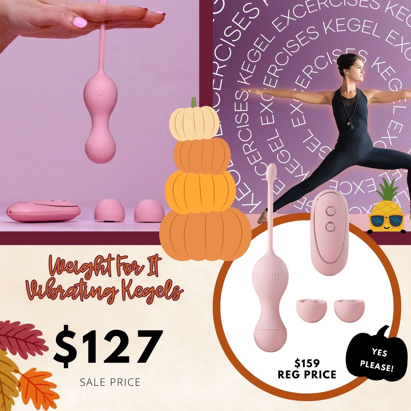 Weight For It Kegel Exerciser PLUS Vībe