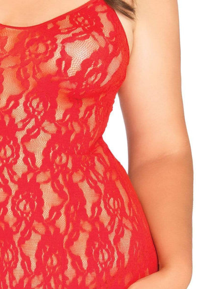 Plus In My Dreams Rose Lace Chemise