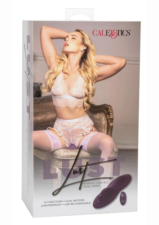 Lust Remote Control Dual Rider Rechargeable Silicone Massager